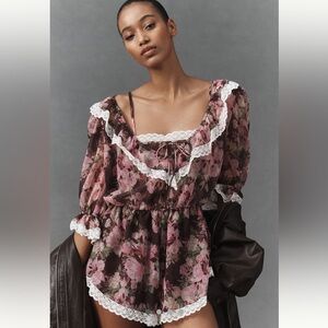 NWT For Love & Lemons Romper XS